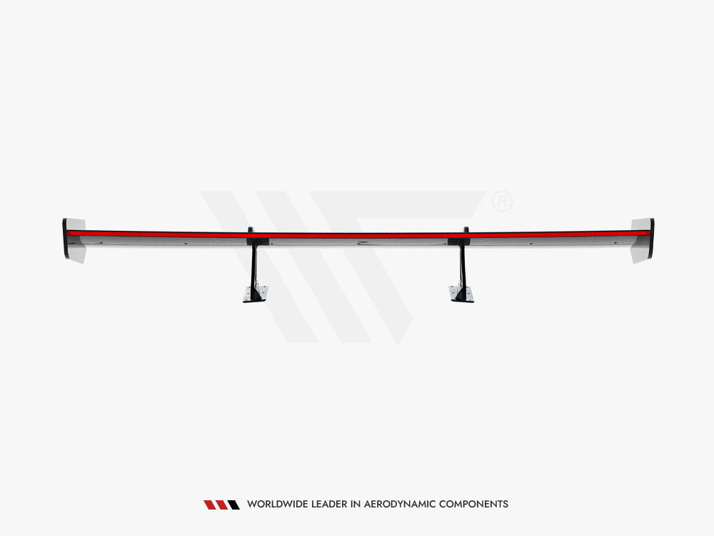 Carbon Spoiler With Upper Swan Mounting + LED compatible with Mazda MX-5 ND (Mk4)