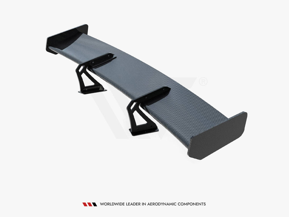 Carbon Spoiler With Upper Swan Mounting + LED compatible with Mazda MX-5 ND (Mk4)