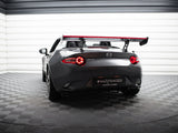 Carbon Spoiler With Internal Brackets Uprights + LED compatible with Mazda MX-5 ND (Mk4)