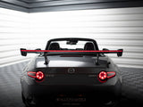 Carbon Spoiler With Internal Brackets Uprights + LED compatible with Mazda MX-5 ND (Mk4)