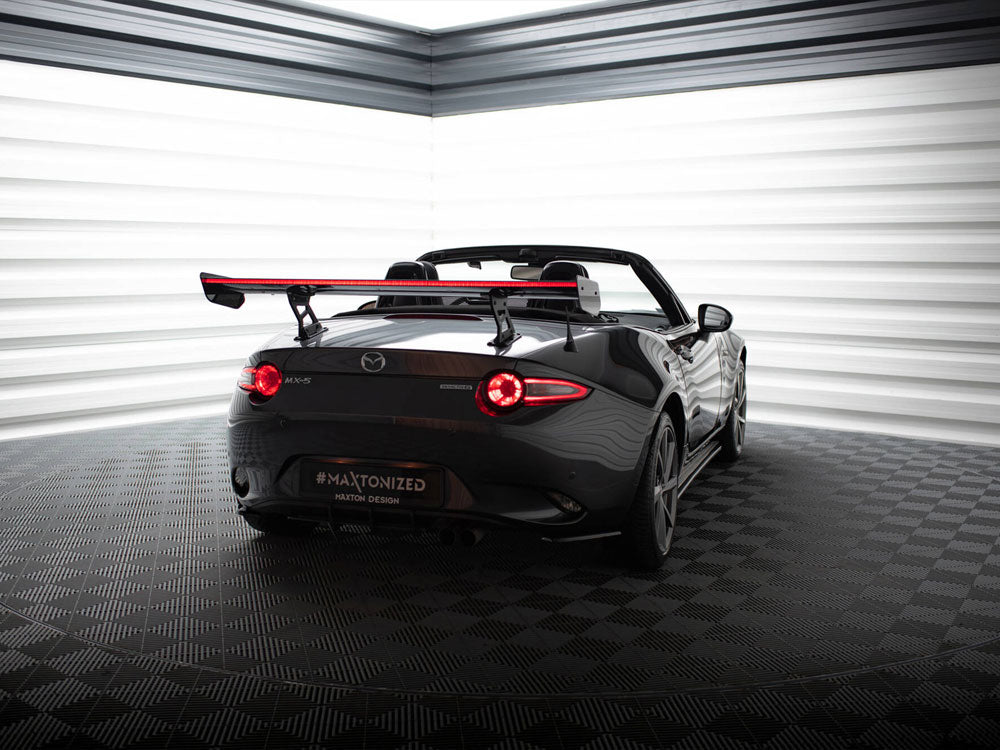 Carbon Spoiler With Internal Brackets Uprights + LED compatible with Mazda MX-5 ND (Mk4)