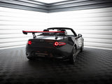 Carbon Spoiler With Internal Brackets Uprights + LED compatible with Mazda MX-5 ND (Mk4)