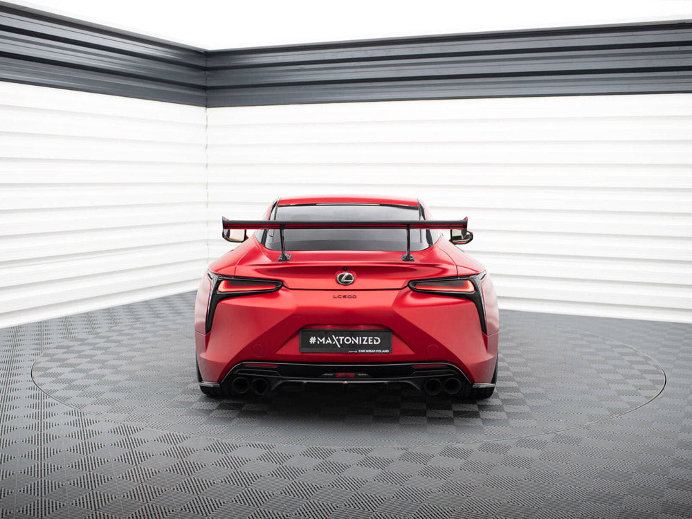 Carbon Spoiler With Internal Brackets Uprights compatible with Lexus LC