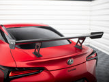 Carbon Spoiler With Internal Brackets Uprights compatible with Lexus LC