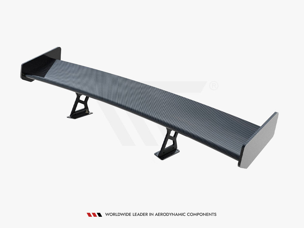 Carbon Spoiler With Internal Brackets Uprights compatible with Lexus LC