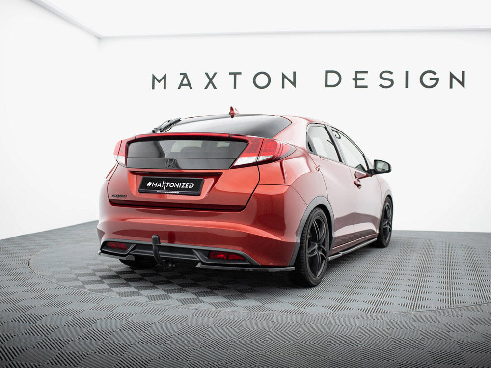 Rear Side Splitters compatible with Honda Civic Hatchback Mk9