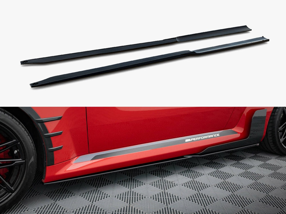 Side Skirts Diffusers compatible with BMW M2 M-Performance G87