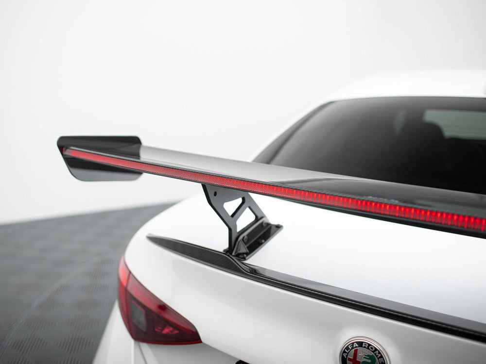 Carbon Spoiler + LED compatible with Alfa Romeo Giulia Quadrifoglio