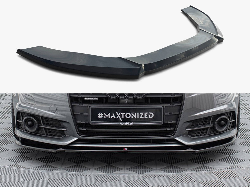 Front Splitter V.1 compatible with Audi A6 / A6 C7 S Line / S6 C7 Facelift