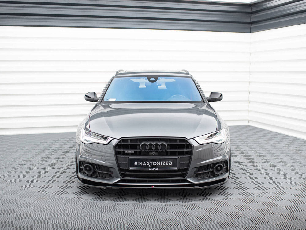 Front Splitter V.1 compatible with Audi A6 / A6 C7 S Line / S6 C7 Facelift