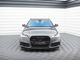 Front Splitter V.1 compatible with Audi A6 / A6 C7 S Line / S6 C7 Facelift