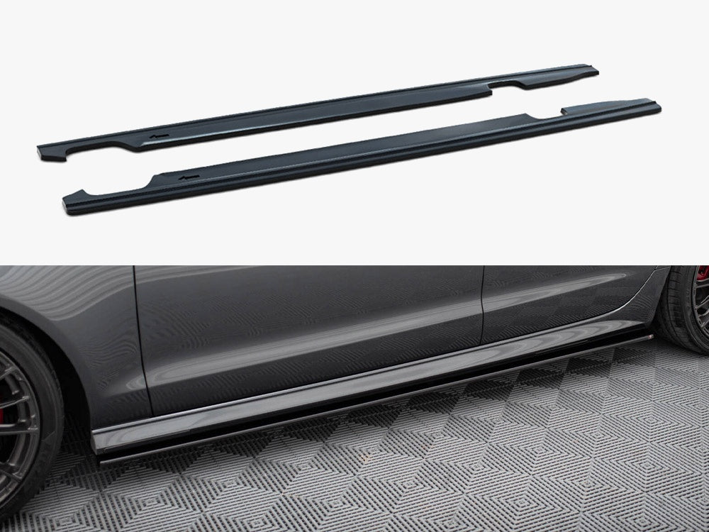 Side Skirts Diffusers compatible with Audi A6 / A6 C7 S Line / S6 C7 Facelift
