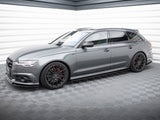 Side Skirts Diffusers compatible with Audi A6 / A6 C7 S Line / S6 C7 Facelift