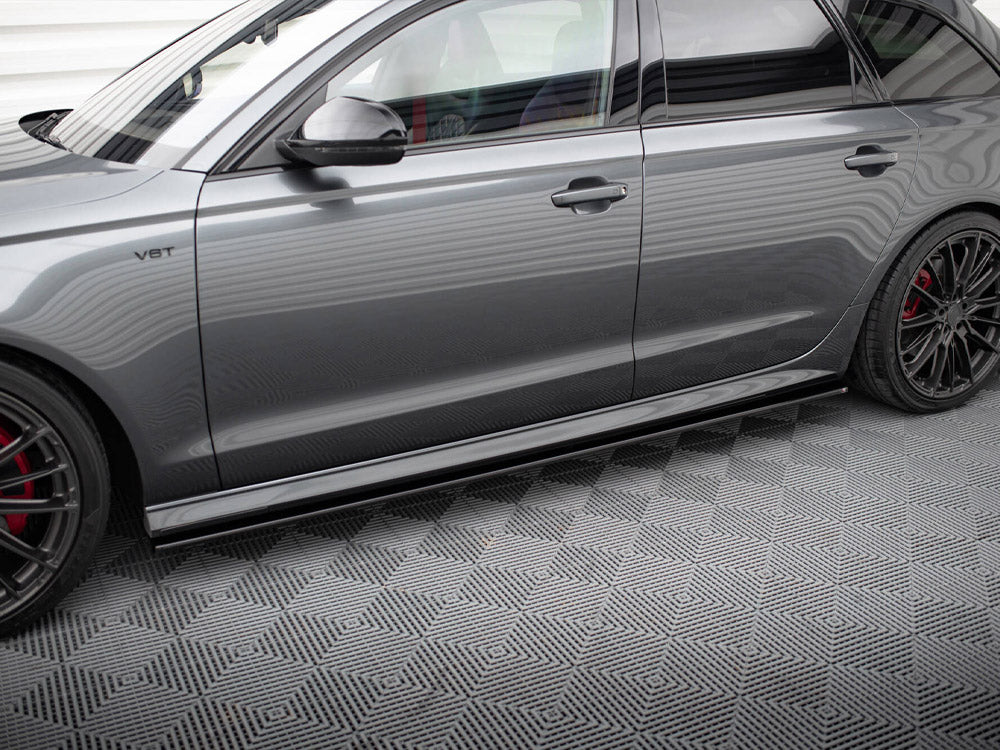 Side Skirts Diffusers compatible with Audi A6 / A6 C7 S Line / S6 C7 Facelift