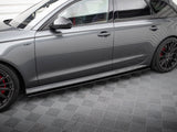 Side Skirts Diffusers compatible with Audi A6 / A6 C7 S Line / S6 C7 Facelift