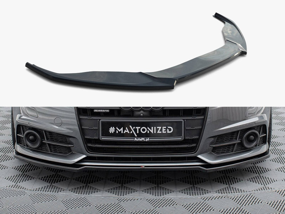 Front Splitter V.2 compatible with Audi A6 / A6 C7 S Line / S6 C7 Facelift