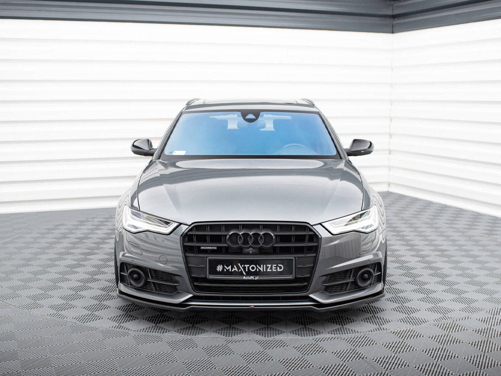 Front Splitter V.2 compatible with Audi A6 / A6 C7 S Line / S6 C7 Facelift