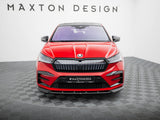 Front Splitter compatible with Skoda Enyaq Coupe iV RS