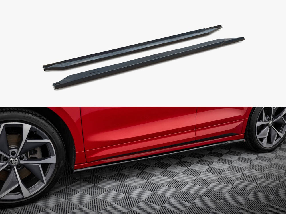 Side Skirt Diffusers compatible with Skoda Enyaq Coupe iV RS