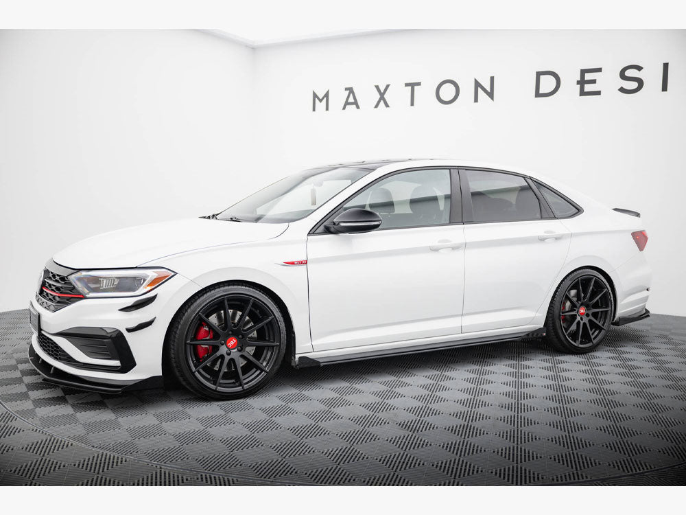 Street PRO Side Skirts Diffusers + Flaps compatible with Volkswagen Jetta GLI Mk7