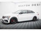 Street PRO Side Skirts Diffusers + Flaps compatible with Volkswagen Jetta GLI Mk7