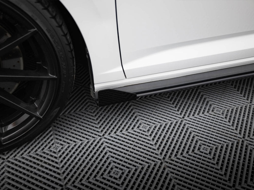 Street PRO Side Skirts Diffusers + Flaps compatible with Volkswagen Jetta GLI Mk7