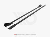 Street PRO Side Skirts Diffusers + Flaps compatible with Volkswagen Jetta GLI Mk7