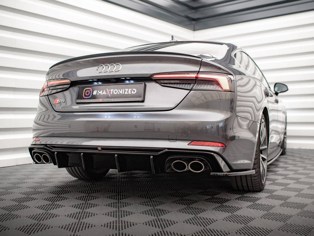 Rear Side Splitters compatible with Audi S5 Sportback F5