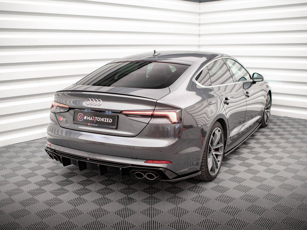 Rear Side Splitters compatible with Audi S5 Sportback F5