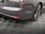 Rear Side Splitters compatible with Audi S5 Sportback F5