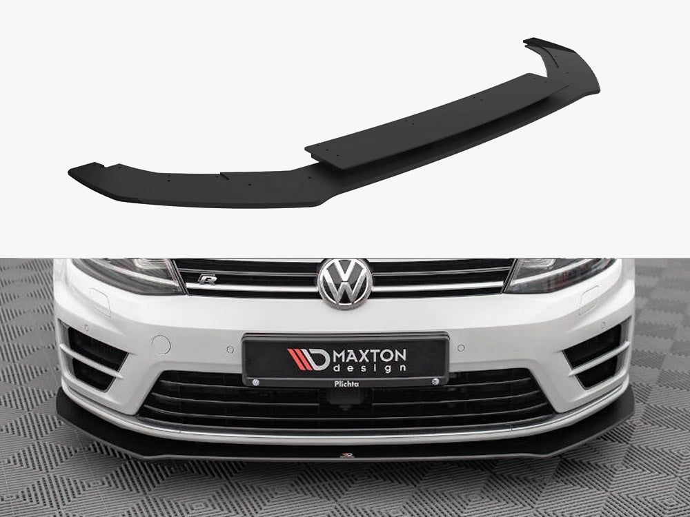 Street PRO Front Splitter V.1 compatible with VW Golf R Mk7