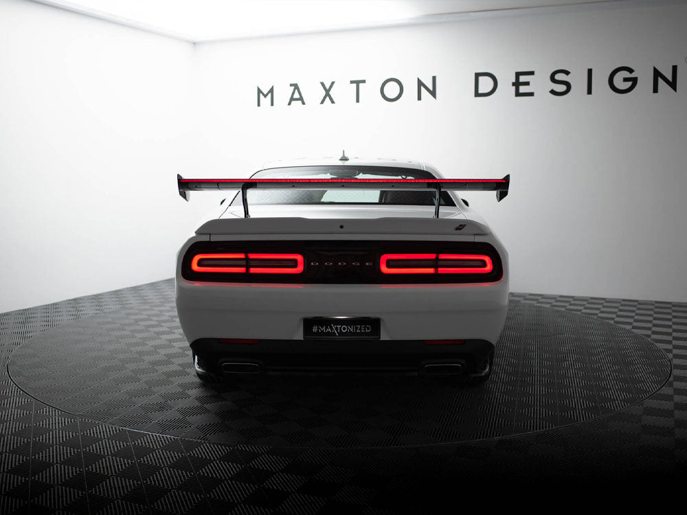 Carbon Spoiler + LED compatible with Dodge Challenger Mk3