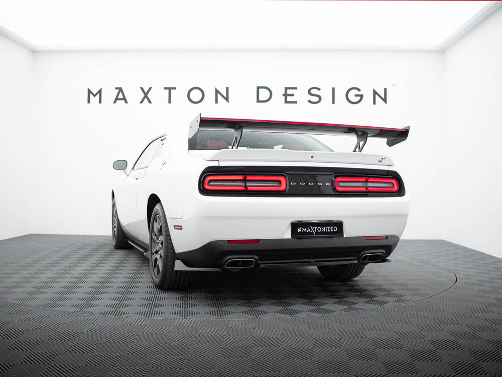 Carbon Spoiler + LED compatible with Dodge Challenger Mk3