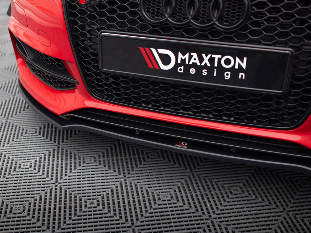 Front Splitter V.2 compatible with Audi S3 / A3 S Line 8V Sedan / Cabrio (2013-2016)