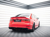 Rear Side Splitters compatible with Audi S3 Sedan 8V (2013-2016)