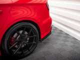 Rear Side Splitters compatible with Audi S3 Sedan 8V (2013-2016)