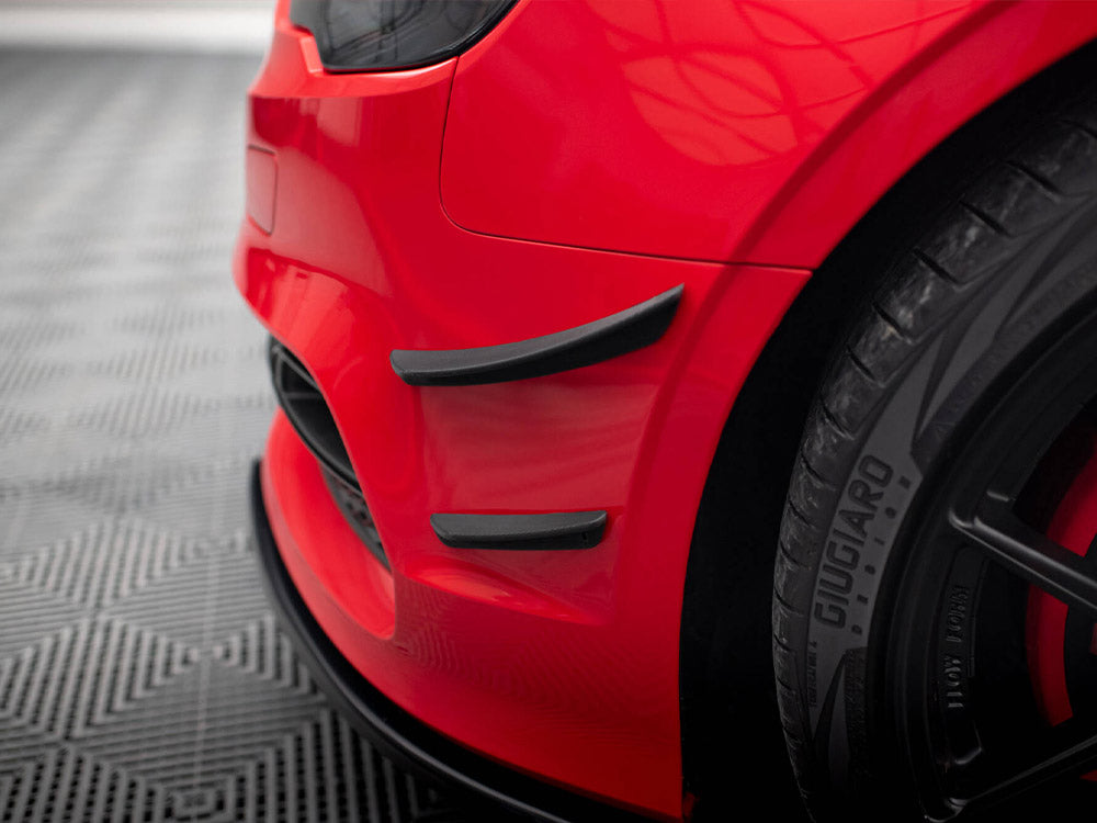 Front Bumper Wings (Canards) compatible with Audi S3 / A3 S Line 8V Sedan / Cabrio