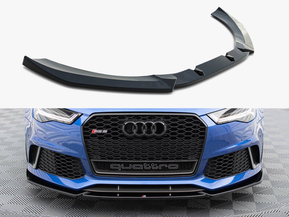 Front Splitter V.4 compatible with Audi RS 6 C7