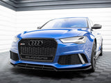 Front Splitter V.4 compatible with Audi RS 6 C7