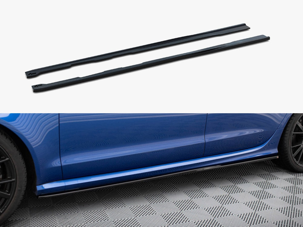 Side Skirts Diffusers V.2 compatible with Audi RS 6 C7