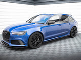 Side Skirts Diffusers V.2 compatible with Audi RS 6 C7
