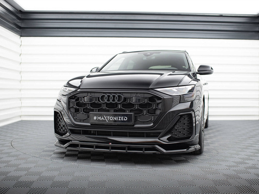 Front Splitter compatible with Audi SQ8 / Q8 S Line Mk1 Facelift