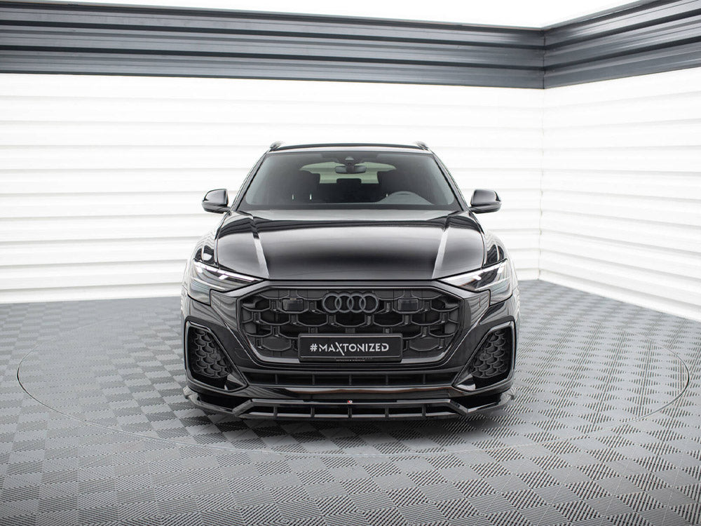 Front Splitter compatible with Audi SQ8 / Q8 S Line Mk1 Facelift