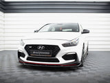 Front Splitter V.4 compatible with Hyundai i30 N Mk3 Hatchback / Fastback