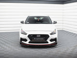 Front Splitter V.4 compatible with Hyundai i30 N Mk3 Hatchback / Fastback