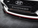 Front Splitter V.4 compatible with Hyundai i30 N Mk3 Hatchback / Fastback