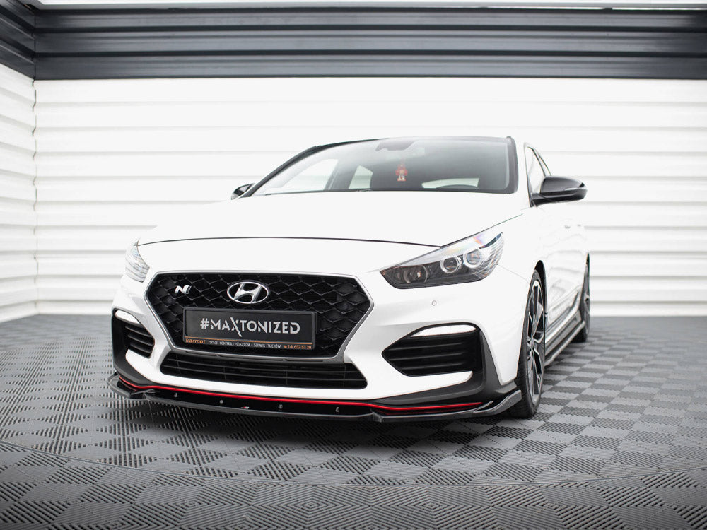 Front Splitter V.5 compatible with Hyundai i30 N Mk3 Hatchback / Fastback
