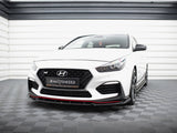 Front Splitter V.5 compatible with Hyundai i30 N Mk3 Hatchback / Fastback