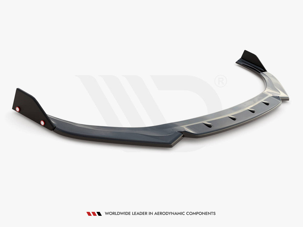 Front Splitter V.6 + Flaps compatible with Hyundai i30 N Mk3 Hatchback / Fastback