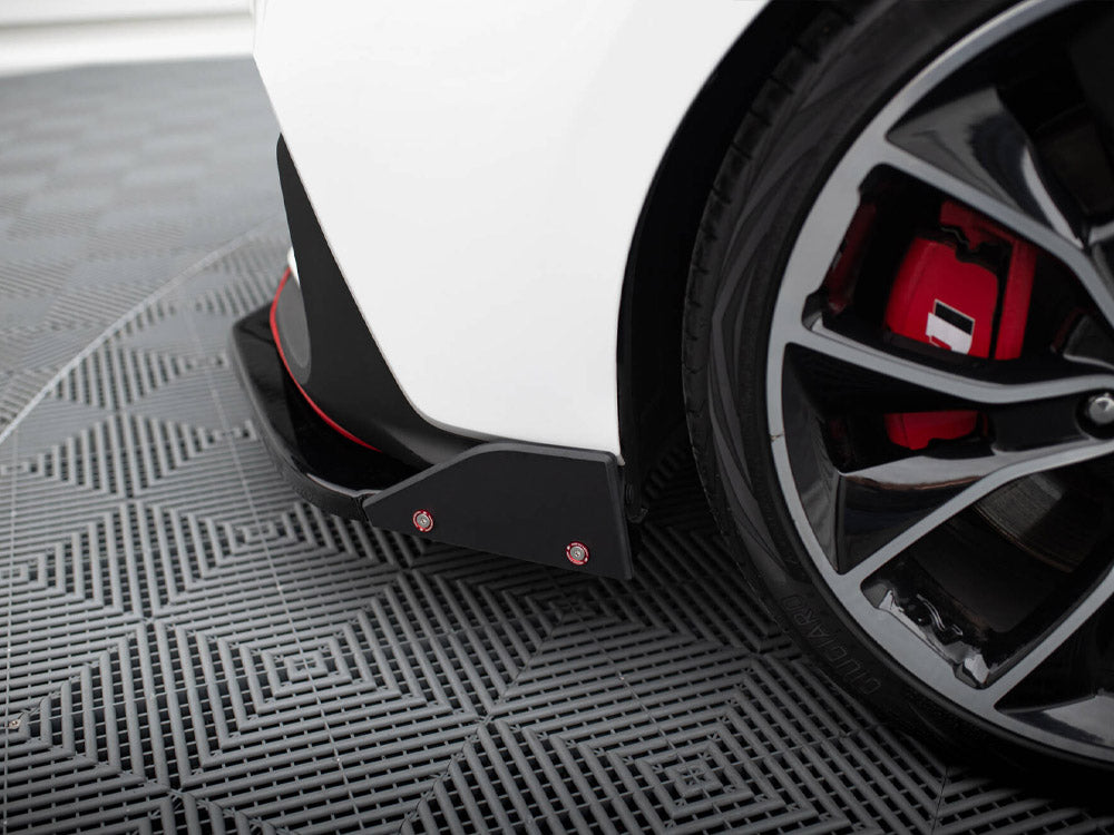 Front Splitter V.6 + Flaps compatible with Hyundai i30 N Mk3 Hatchback / Fastback
